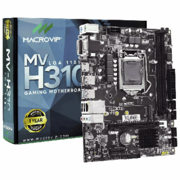 PLACA MAE 1151 H310 MACRO VIP VGA/DDRD#