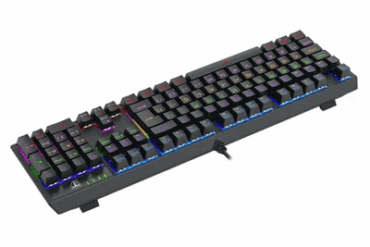 TECLADO MECANICO GAMER AXIS PRETO RAINBOW DUST-PROOF BROWN T-TGK329-BR ABNT-2 - Imagem 3