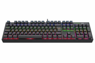 TECLADO MECANICO GAMER AXIS PRETO RAINBOW DUST-PROOF BROWN T-TGK329-BR ABNT-2 - Imagem 5