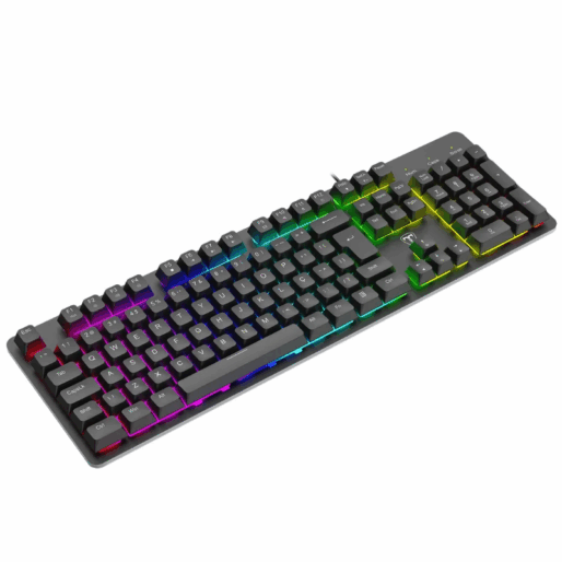 TECLADO MEMBRANA GAMER ECHO PRETO RGB T-TGK109 ABNT2
