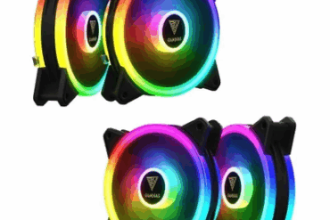 KIT COM 4 FANS RGB AEOLUS M2-1204R - Imagem 4