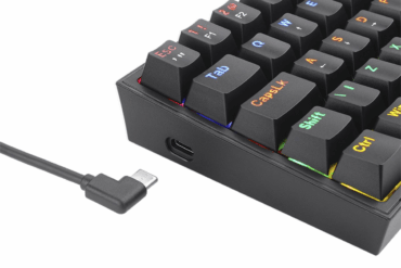 TECLADO MECANICO GAMER FIZZ RAINBOW PRETO SWITCH MARROM K617-R-B - Imagem 3