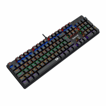 TECLADO MECANICO VALHEIM RAINBOW PRETO SWITCH MARROM K608-R