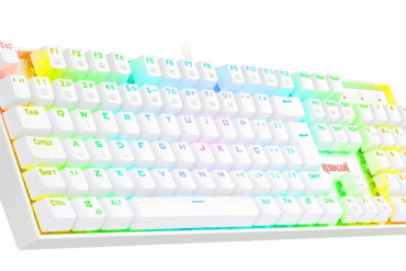 TECLADO MECANICO MITRA RGB BRANCO SWITCH MARROM K551W-RGB - Imagem 2