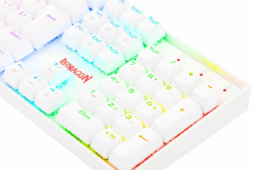 TECLADO MECANICO MITRA RGB BRANCO SWITCH MARROM K551W-RGB - Imagem 3