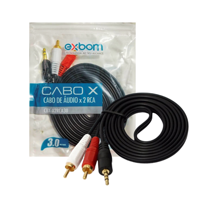 CABO P2 X 2RCA 3M CBX-A2RCA30 EXBOM