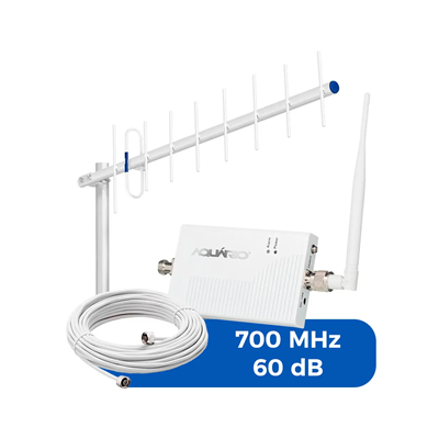 REPETIDOR DE SINAL CELULAR 700MHZ 60DB RP-760 AQUARIO