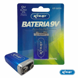 BATERIA 9V ALCALINA KP-AK9V KNUP