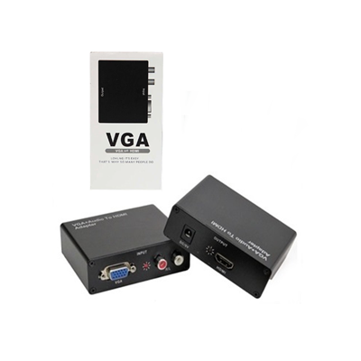 CONVERSOR VGA PARA HDMI C/ AUDIO DESBLOQUEADO 1577 EXBOM #