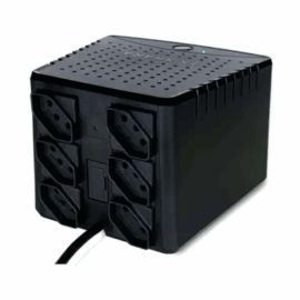ESTABILIZADOR 1000VA 6 TOMADAS PRETO POWEREST 9007 TS SHARA