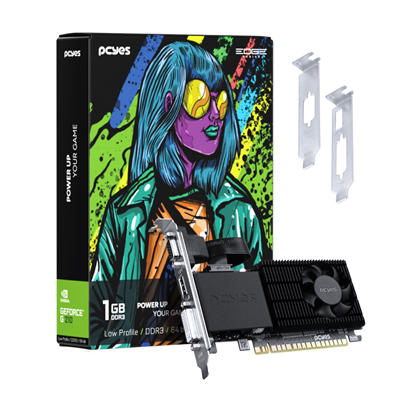 PLACA VIDEO NVIDIA GEFORCE G 210 1GB DDR3 64 BIT EDGE PPE210DR3SFBR PCYES