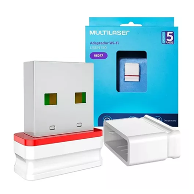 ADAPTADOR WIFI USB N150 150MBPS RE077 MULTILASER