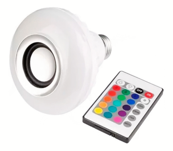 LAMPADA BLUETOOTH C/ CONTROLE WJ-L2/ BB-01