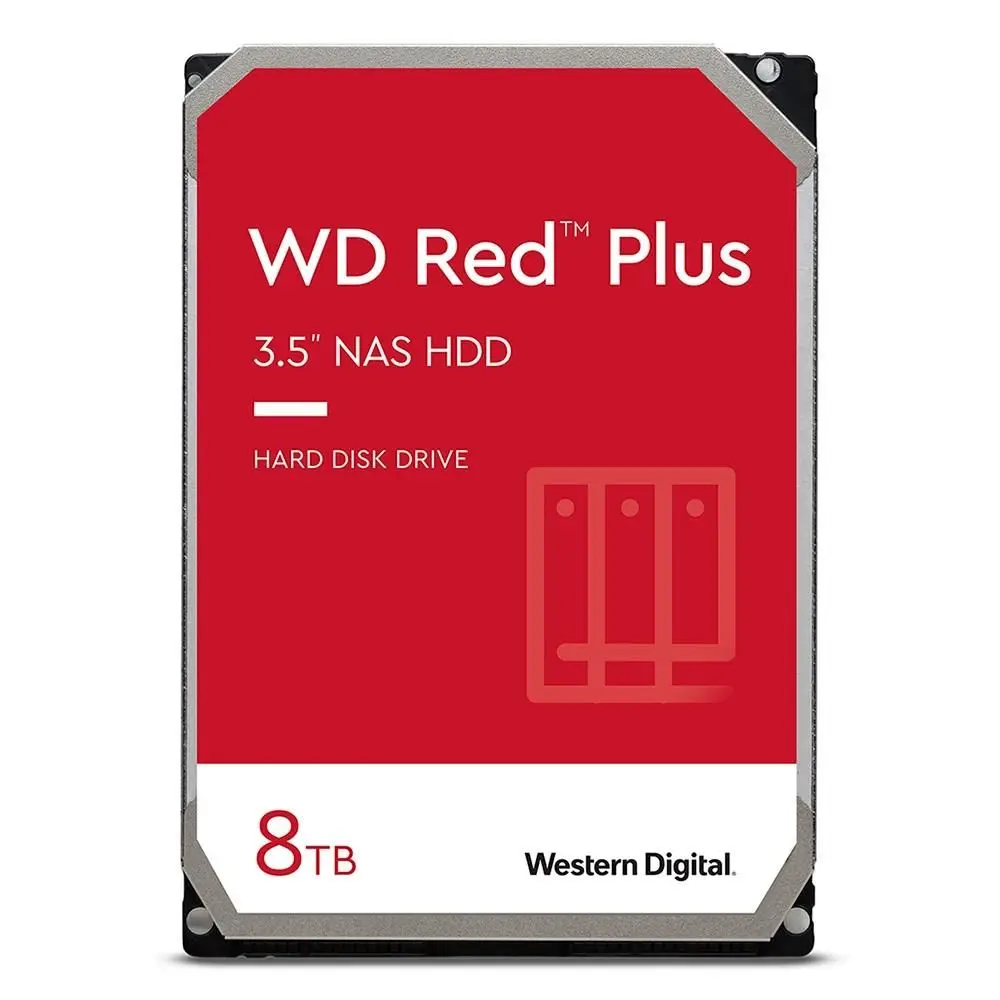 HD WD RED PLUS, 8TB, 3.5, SATA – WD80EFPX