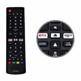 CONTROLE TV LG SMART LE-7045 SKY/FBG-8035 FBG-8036 LE-7261 MAX-7603 NETFLI/AMAZO