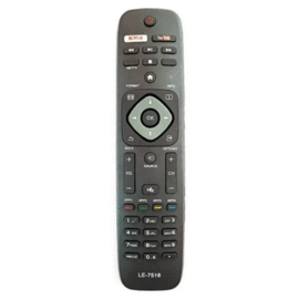 CONTROLE TV PHILIPS LCD/LED LE-7516 NETFLIX/YOTUBE