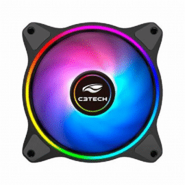 COOLER FAN F7-L250RGB C/ LED 12CM C3TECH